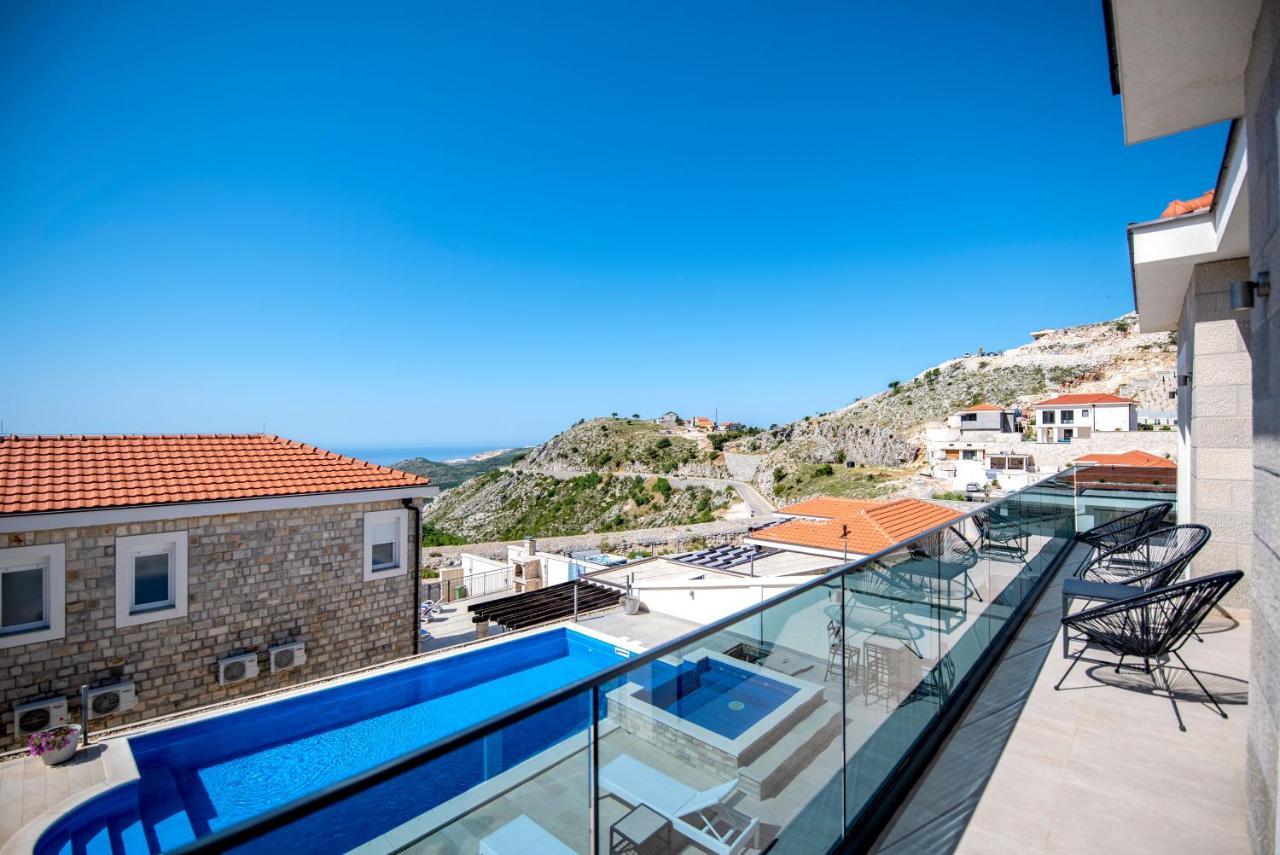 Luxury Villa Miriam With Private Pool And Jet Pool Near Dubrovnik Ivanica Kültér fotó